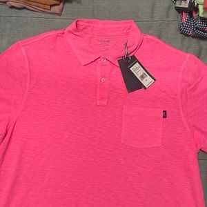 NWT Vineyard Vines S/S Pocket Polo Knockout Pink XL